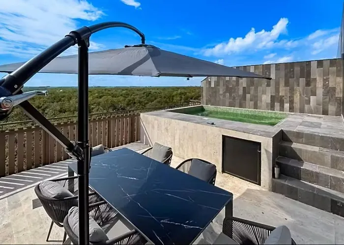 Apartment Beachside Penthouse Private Pool And Hot Tub Tulum